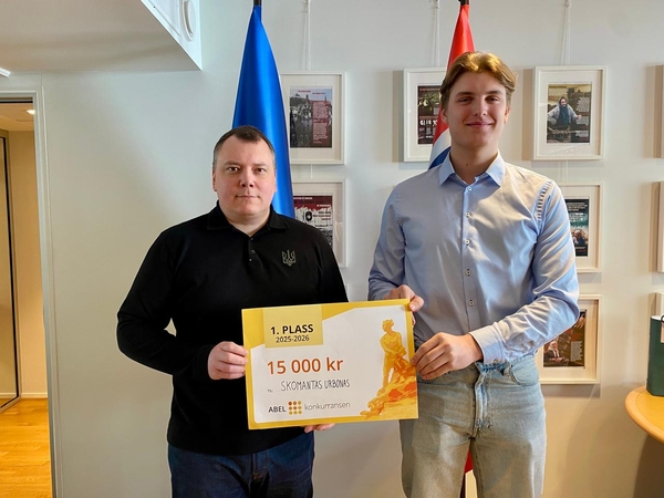 Oleksiy Gavrysh (kairėje) ir  Skomantas Urbonas