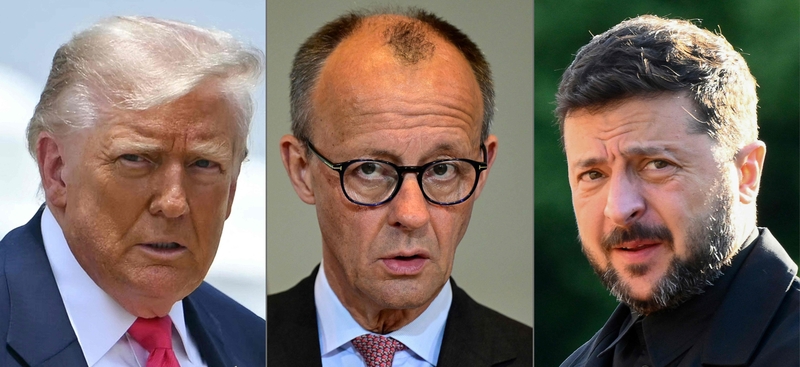 Donaldas Trumpas vėl užsipuolė Vokietijos kanclerį dėl Irano