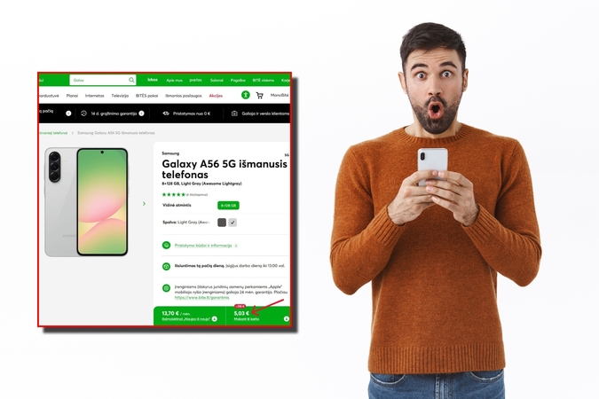 Įspūdinga akcija ar įsivėlusi klaida? Nauji telefonai už penkis eurus išgraibstyti akimirksniu
