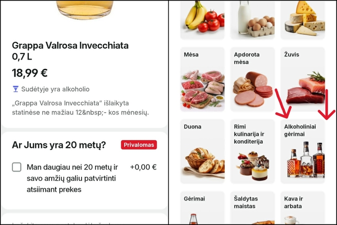 Naujovės: per išmaniąsias programėles į namus jau galima užsisakyti ne tik maisto, bet ir alkoholinių gėrimų.