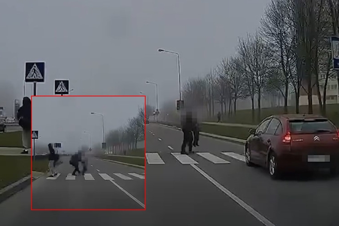 Šiurpinantis vaizdas: mažametis – per plauką nuo nelaimės