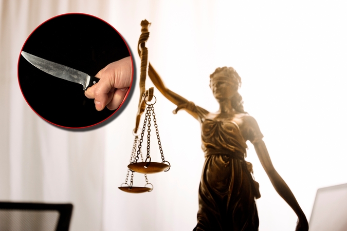 Šiurpi byla pasiekė teismą: auką ne tik pjaustė