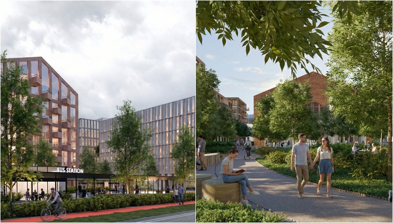 Vilniaus „Banginio“ ambicija – virsti gyvu, žaliu ir bendruomenišku kvartalu