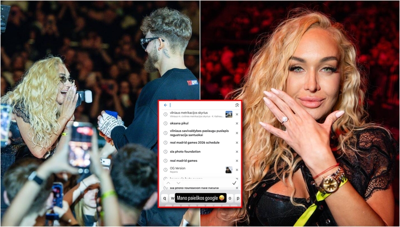 Oksana Pikul atvėrė kortas: „Google“ paieškos istorija išduoda artėjančių vestuvių detales
