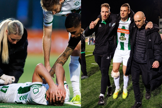Vilniaus „Žalgirio“ futbolininkas patyrė sunkią traumą – nežais visą sezoną