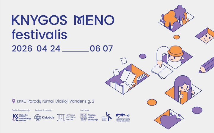 Atskleista Knygos meno festivalio programa