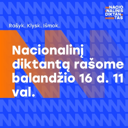 Nacionalinio diktanto 2026 konkursas Klaipėdoje