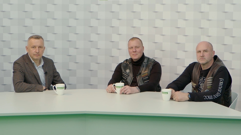 „Kauno dienos“ studijoje – baikeriai: su policija reikia bendradarbiauti