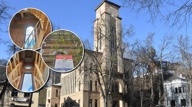 Dalimis tvarkomas Kauno evangelikų reformatų bažnyčios pastatas