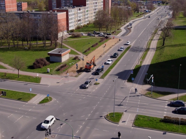 Apsišarvuokite kantrybe: pietinėje Klaipėdos dalyje – intensyvūs darbai
