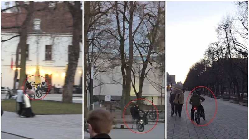 Pavojingi jaunuolių manevrai Laisvės alėjoje: ruošiamas apynasris