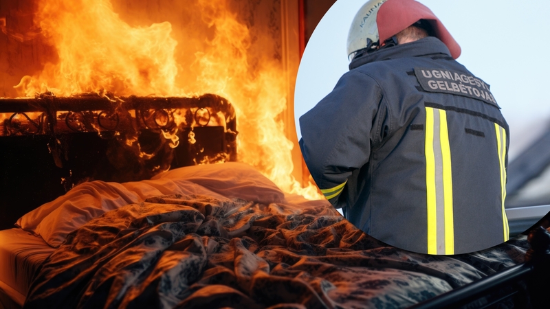 Būna ir taip: gaisras Eigulių daugiabutyje, per kurį sudegė kaimynė, konstatuotas tik kitą dieną
