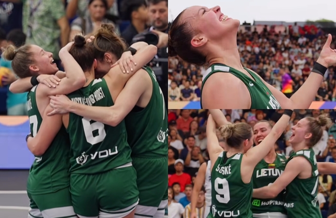Lietuvos 3x3 krepšinkės – pasaulio čempionate