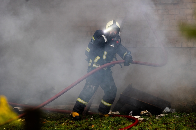 Marijampolės rajone per gaisrą žuvo vyras