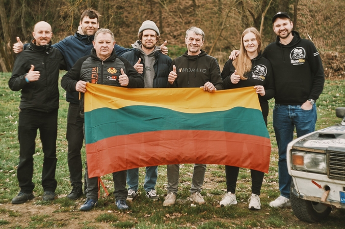 Ralis: Lietuvos lenktynininkai įveikė daugiau nei 800 km maršrutą.