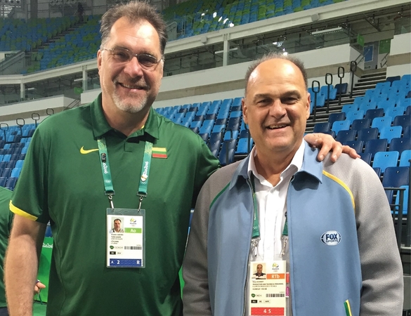 Legendos: Lietuvos ir Brazilijos krepšinio žvaigždžių – A. Sabonio ir O. Schmidto – keliai buvo susikirtę ne vien varžybų aikštėse.