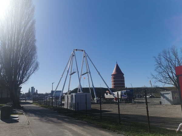 Pokyčiai: šiemet Klaipėdos apžvalgos ratas sezonui perkeliamas iš šiaurinio rago į aikštelę greta piliavietės.