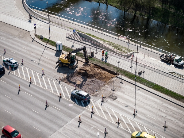 Karaliaus Mindaugo prospekte – vėl darbai