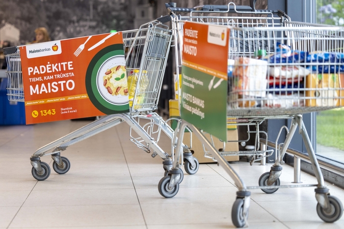 Per „Maisto banko“ akciją paaukota daugiau kaip 316 tūkst. produktų