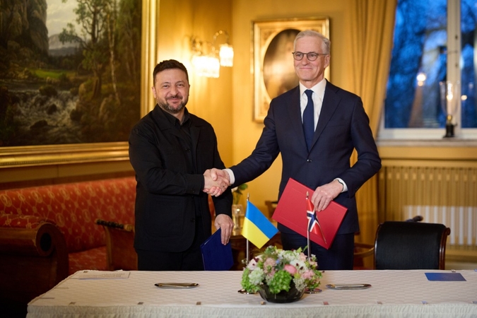 Ukraina ir Norvegija pasirašė gynybos deklaraciją