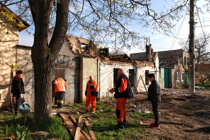 Odesoje per rusų atakų bangą aštuoni žmonės žuvo