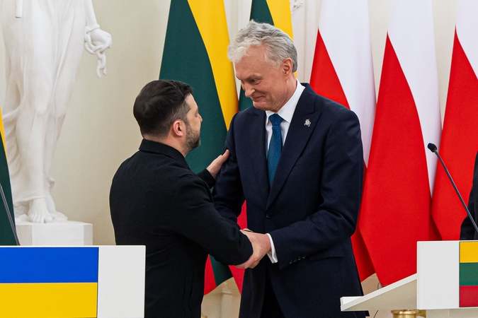 Nausėda Kipre susitiko su Zelenskiu, aptarė šalies eurointegraciją