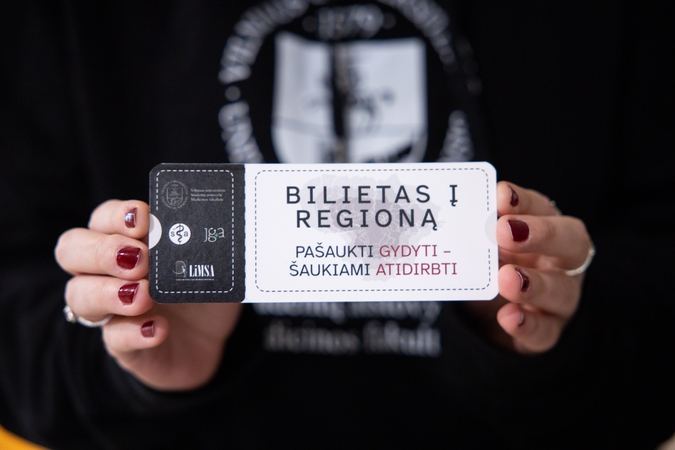Seime – medicinos studentų akcija prieš siūlymą rezidentus siųsti į regionus