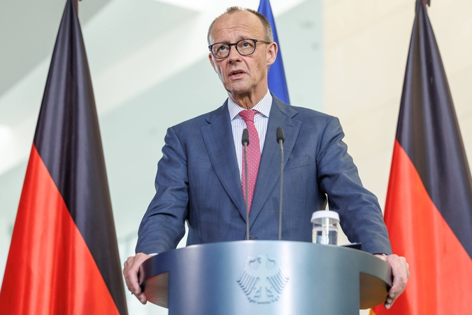 Vokietijos kancleris Friedrichas Merzas į kritiką siekia atsakyti sveikatos ir biudžeto planais