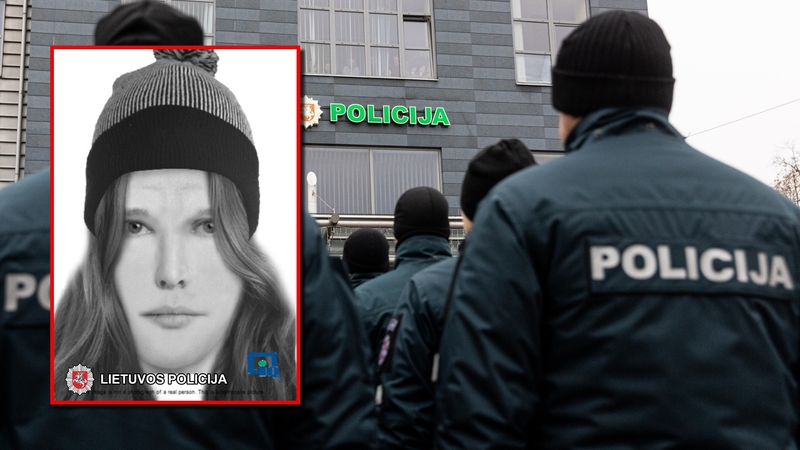 Sukčių rankose – stambi suma: policija paviešino įtariamo žmogaus fotorobotą