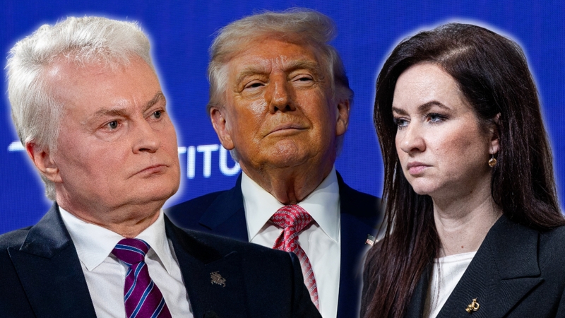 Nausėda prieš Ruginienę: kas skris pas Trumpą?
