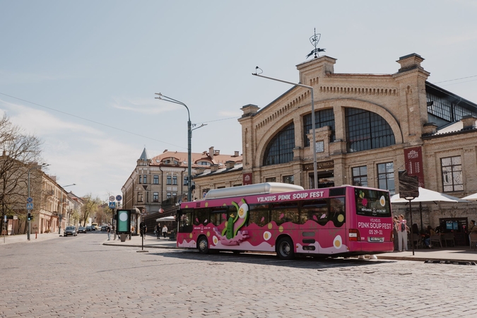 Per šaltibarščių festivalį Vilniuje kursuos specialus nemokamas autobusas