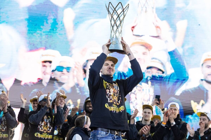 Vilnius audringai pasitiko čempionus