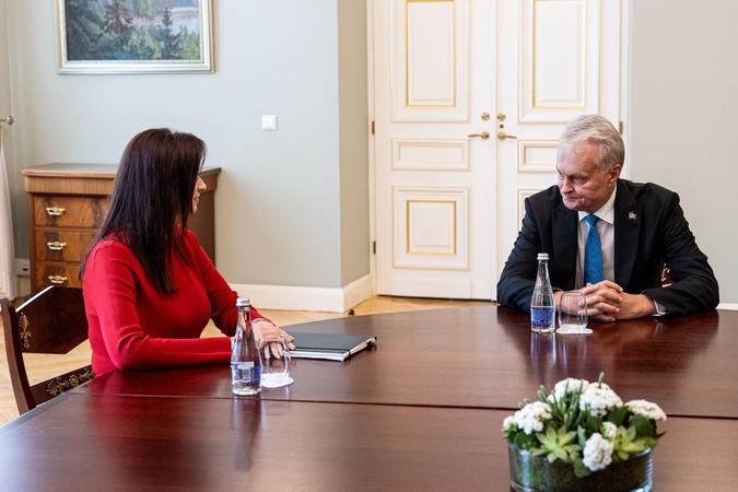 Inga Ruginienė ir Gitanas Nausėda