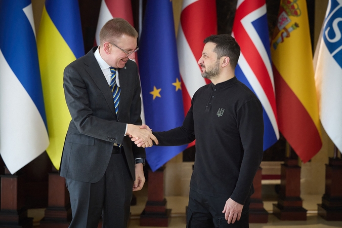 Volodymyras Zelenskis: Ukrainos ekspertai padės Latvijai apsaugoti oro erdvę