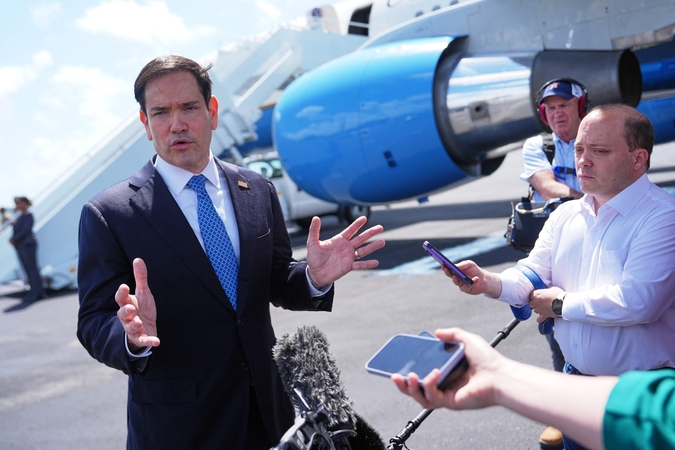 Marco Rubio prieš NATO derybas vėl sukritikavo Aljansą dėl atsisakymo paremti JAV karą su Iranu