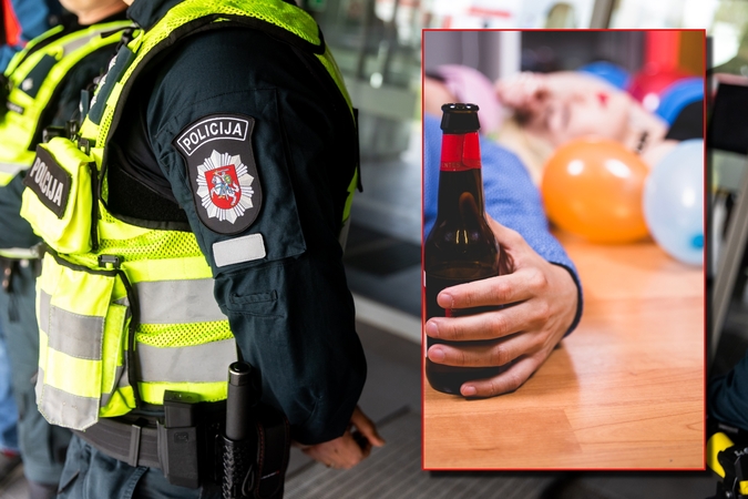 Situacija, kelianti nerimą: vakarėlyje – daugiau nei 20 neblaivių nepilnamečių