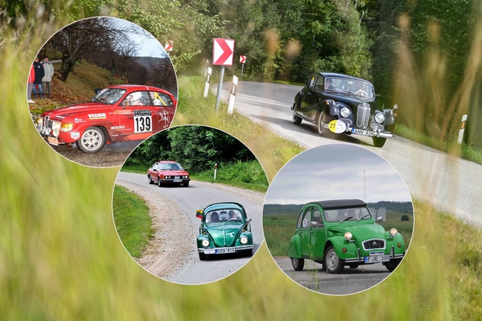 Istorinių automobilių ralis: kartą paragavęs – negali sustoti