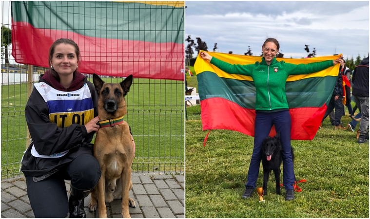 Sėkmė: čempionatas Rumunijoje Lietuvos sportininkams, belgų aviganių mylėtojams, buvo labai sėkmingas – į Lietuvą buvo parvežta bronza.