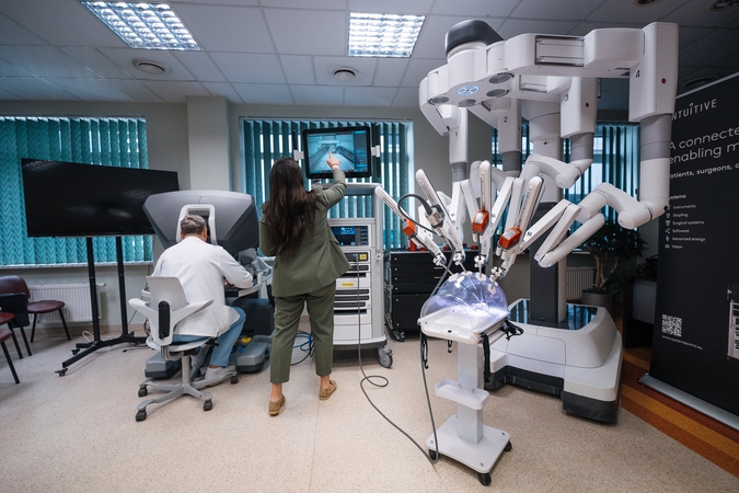 Perspektyvos: pasitelkiant „Da Vinci“ robotinę sistemą plečiamos sudėtingų operacijų galimybės.