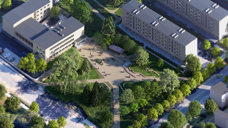 Išduotas leidimas Naujosios Vilnios kultūros centro aikštės rekonstrukcijai