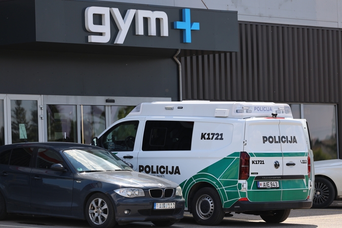Sporto klube „Gym+“ apvogtas žmogus