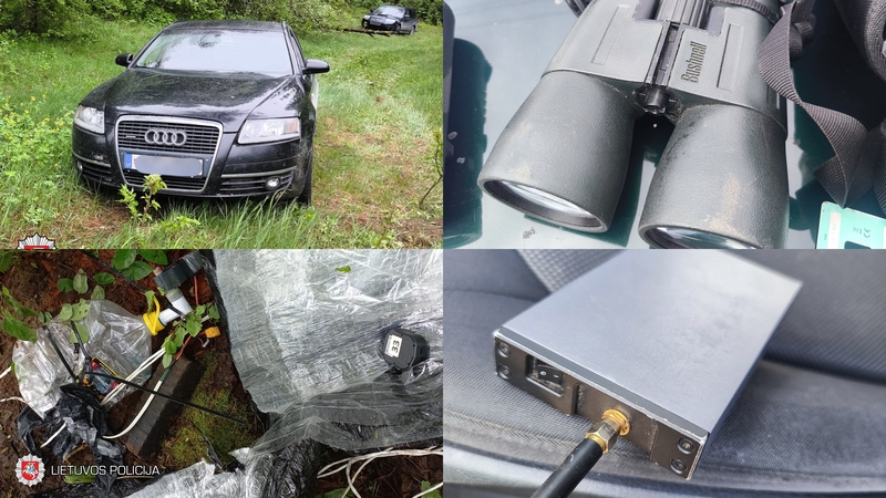 Policija sulaikė tris kontrabandininkus: pas juos aptiko sekimo bei ryšio blokavimo įrangą