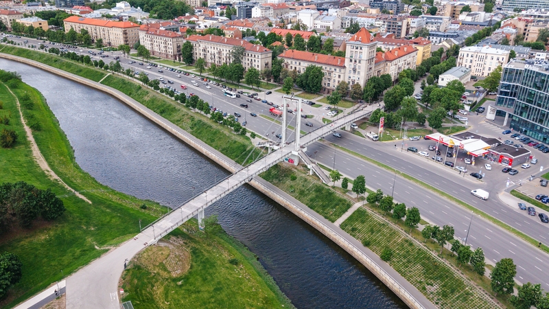 Pradedamas Simono Daukanto pėsčiųjų tilto kapitalinis remontas