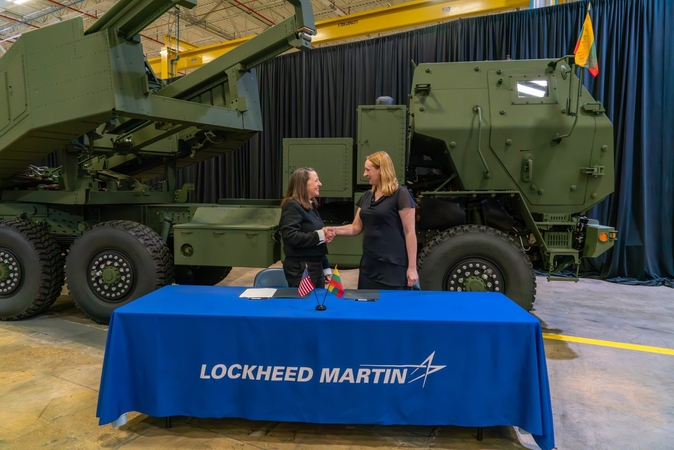 Lietuva tikisi bendradarbiauti su „Lockheed Martin“ vystant raketų technologijas