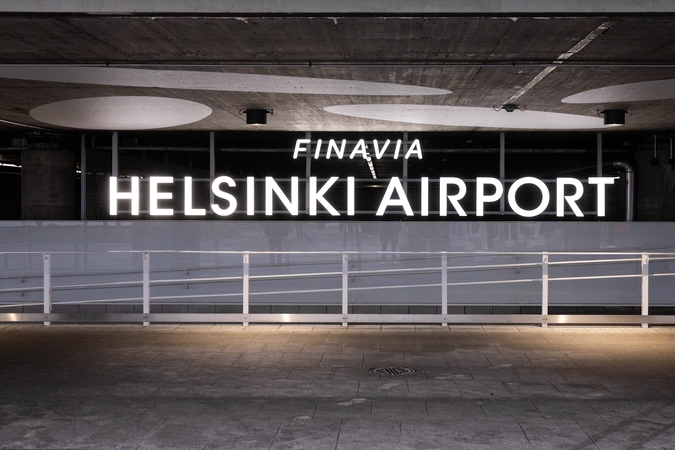 Helsinkio oro uostas sustabdė skrydžius dėl dronų pavojaus