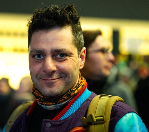 Požiūris: aktorius, renginių vedėjas ir gatvės cirko artistas V. Mickevičius garsėja ne tik išskirtiniu humoro jausmu, bet ir gebėjimu žodžiais nuginkluoti aplinkinius.