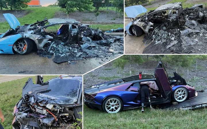 Likučiai: „Aventador S“ ir „Revuelto“ lenktynės brangiai kainavo šių superautomobilių šeimininkams.