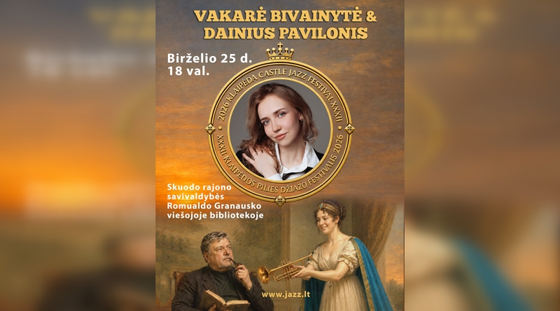 Klaipėdos pilies džiazo festivalis atvyksta į Skuodą: laukia istorinis susitikimas