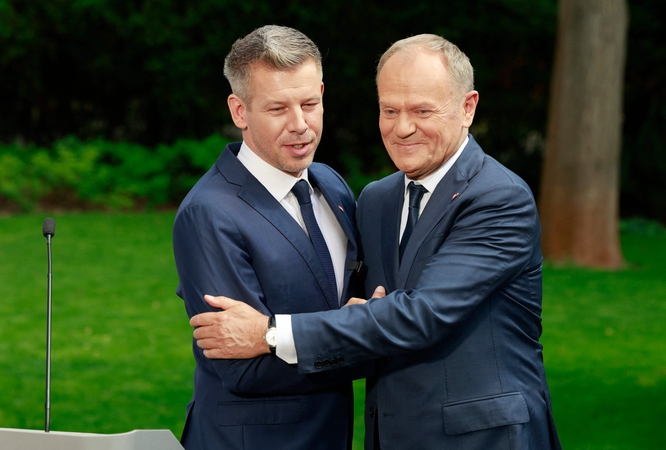 Lenkijos ministras pirmininkas priėmė naująjį Vengrijos premjerą