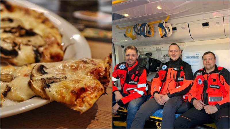 Vyras užspringo picos gabalu: teko žaibiškai imtis veiksmų